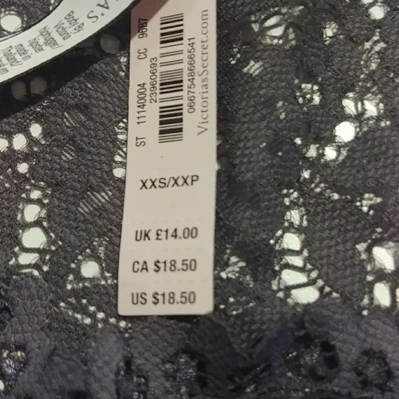 3/$25- VS Sparkly Silver Hipster Panty - Picture 10 of 10